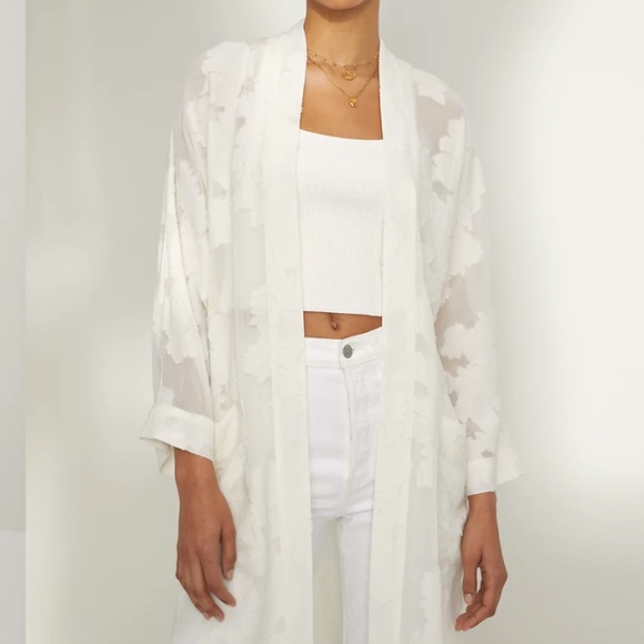 NEW Aritzia Wilfred Durante Jacket Robe in PINK - Picture 6 of 9